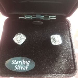 Diamond Cluster Earrings